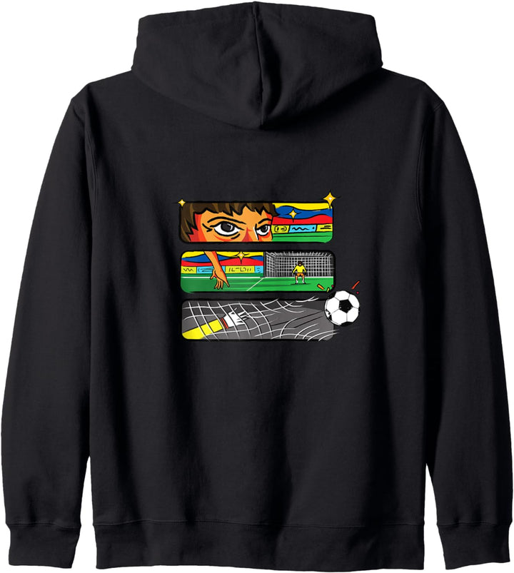 Flagge Ecuador Kapuzenjacke