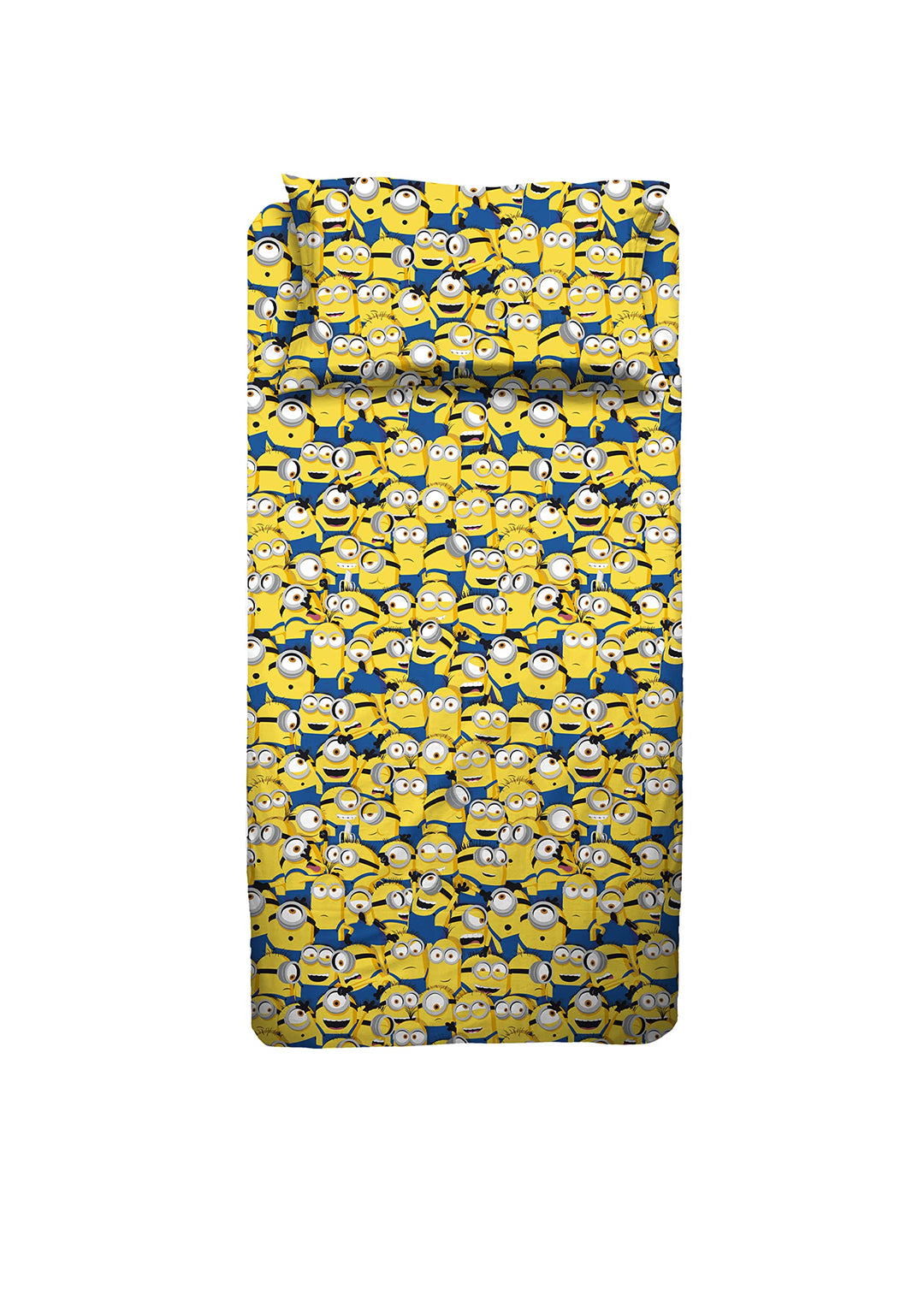 hermet Minions | Bettwäsche-Set für Einzelbetten | 100% Baumwolle | offizielles Produkt