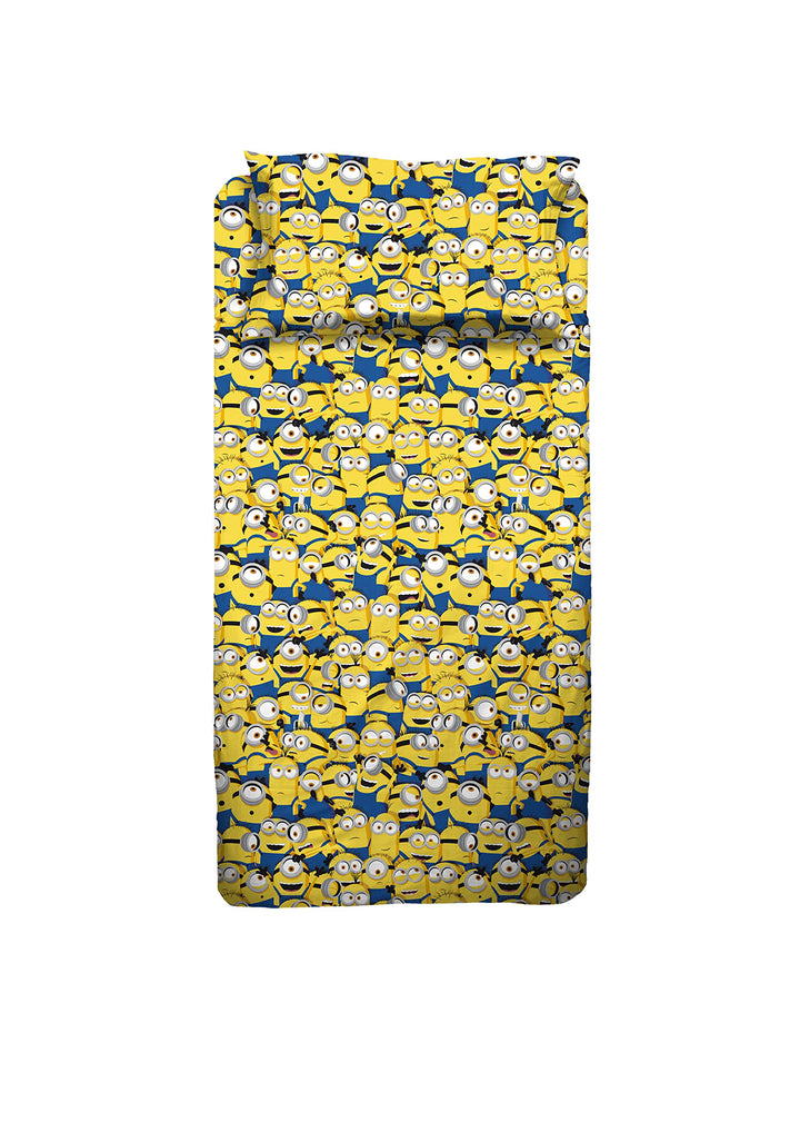 hermet Minions | Bettwäsche-Set für Einzelbetten | 100% Baumwolle | offizielles Produkt