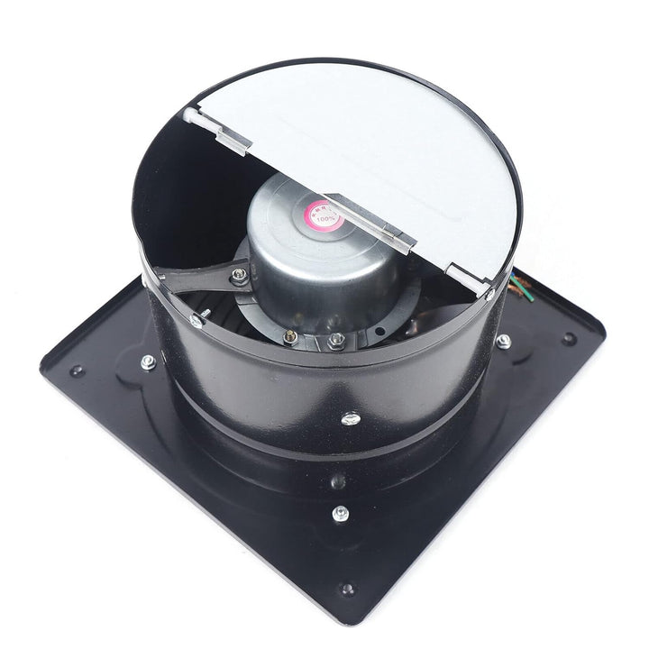 Axial Industrie Ventilator Ø 200 mm schwarz Abluft Zuluft Rohrlüfter Radial Rohr Lüfter Absauglüfter