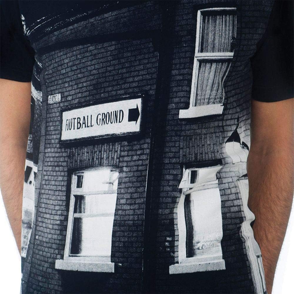 COPA Herren Fussball Ground Sign T-Shirt Rundhals T-Shirt S Schwarz