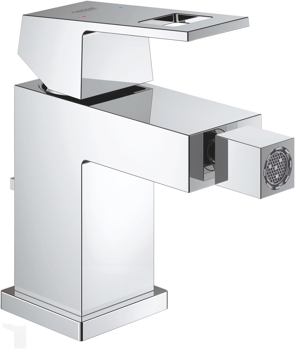 GROHE Eurocube | Bidetarmatur | Zugstange, Kugelgelenk-Auslauf | chrom | 23138000
