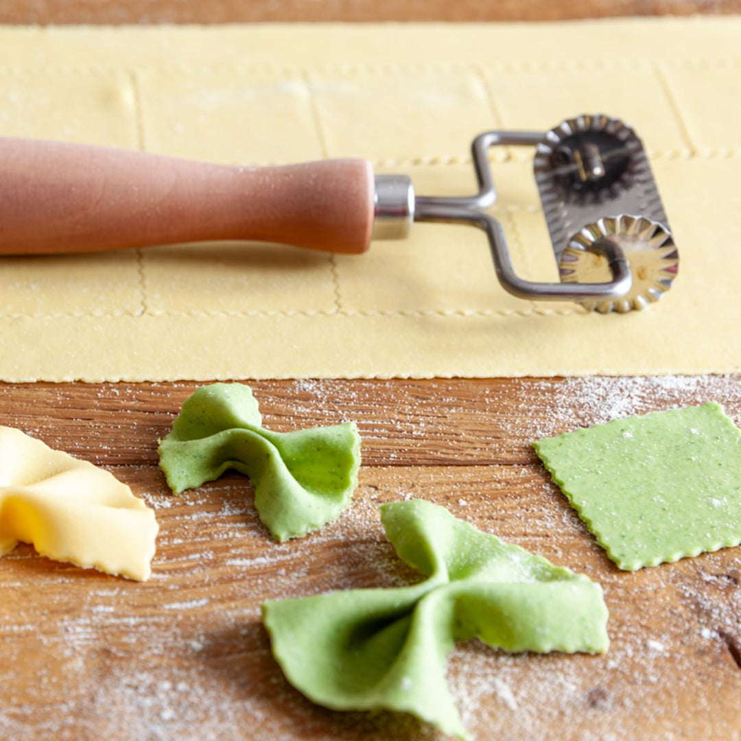 Marcato Quadratischer Ausstecher, gezahnt, Kuchenwerkzeug, Stahl, 4 cm, präziser Schnitt, robust und
