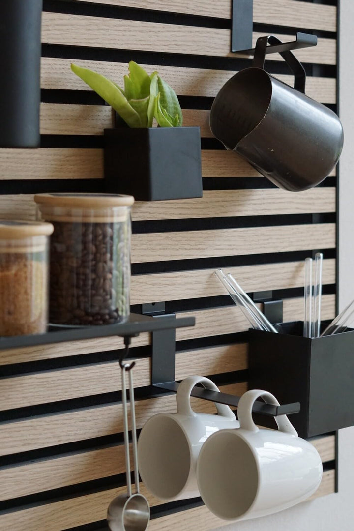 Steinmine - Designmanufaktur Zubehör-Set, Ablagen und Wandbehälter für Wandorganizer & Akustikpaneel