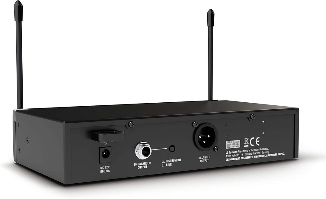 LD Systems U308 BPH - Funksystem mit Bodypack und Headset - 863-865 MHz + 823-832 MHz 863 - 865 MHz+