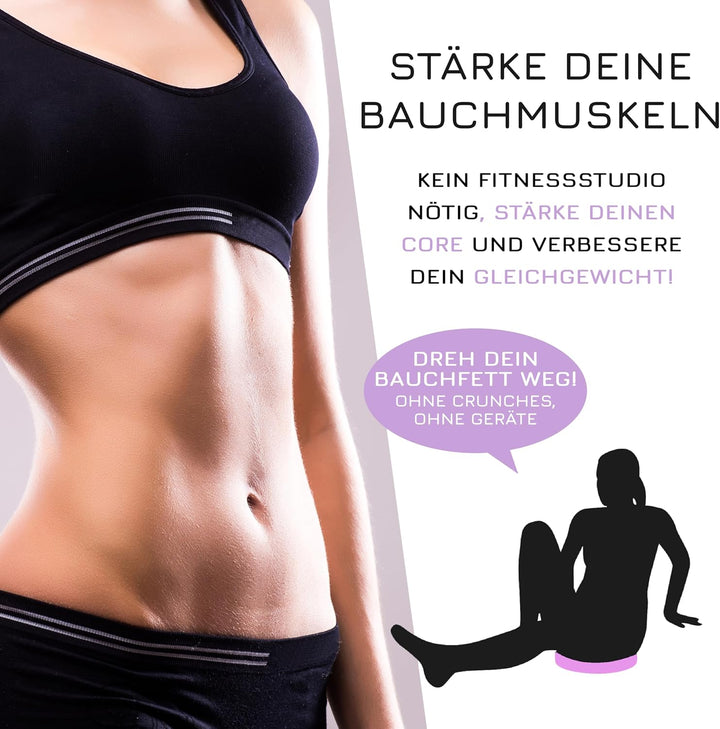 Breaking Limits Taillentwister - Twist Waist Disc Board - Drehscheibe, Balanceboard für Bauch, Beine