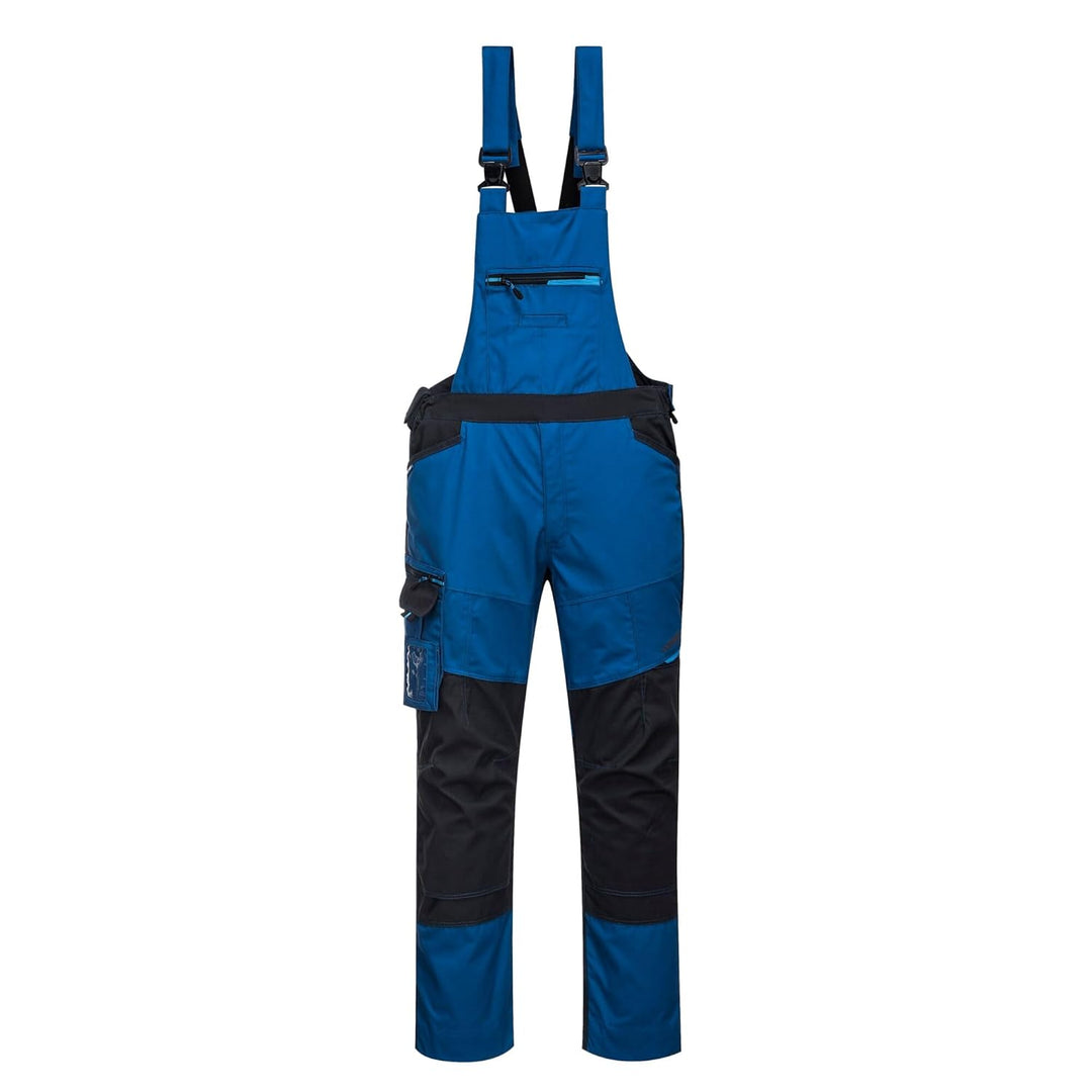 Portwest WX3 Latzhose, Grösse: M, Farbe: Persian Blau, T704PBRM M Persisches Blau, M Persisches Blau