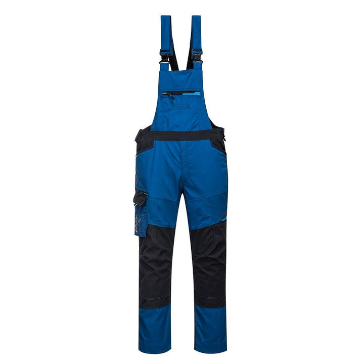 Portwest WX3 Latzhose, Grösse: M, Farbe: Persian Blau, T704PBRM M Persisches Blau, M Persisches Blau