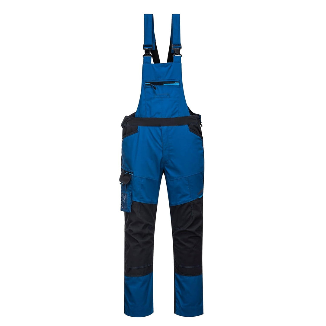 Portwest WX3 Latzhose, Grösse: L, Farbe: Persian Blau, T704PBRL L Persisches Blau, L Persisches Blau