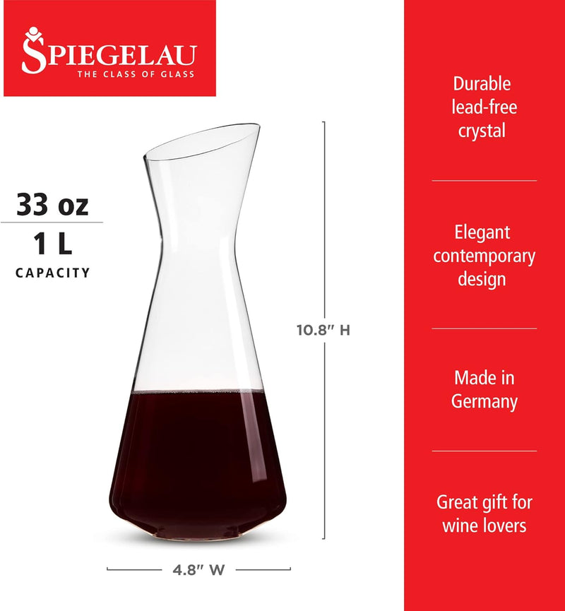 Spiegelau Dekanter, Wein-Dekanter, Kristallglas, 1 L, Style, 4670157