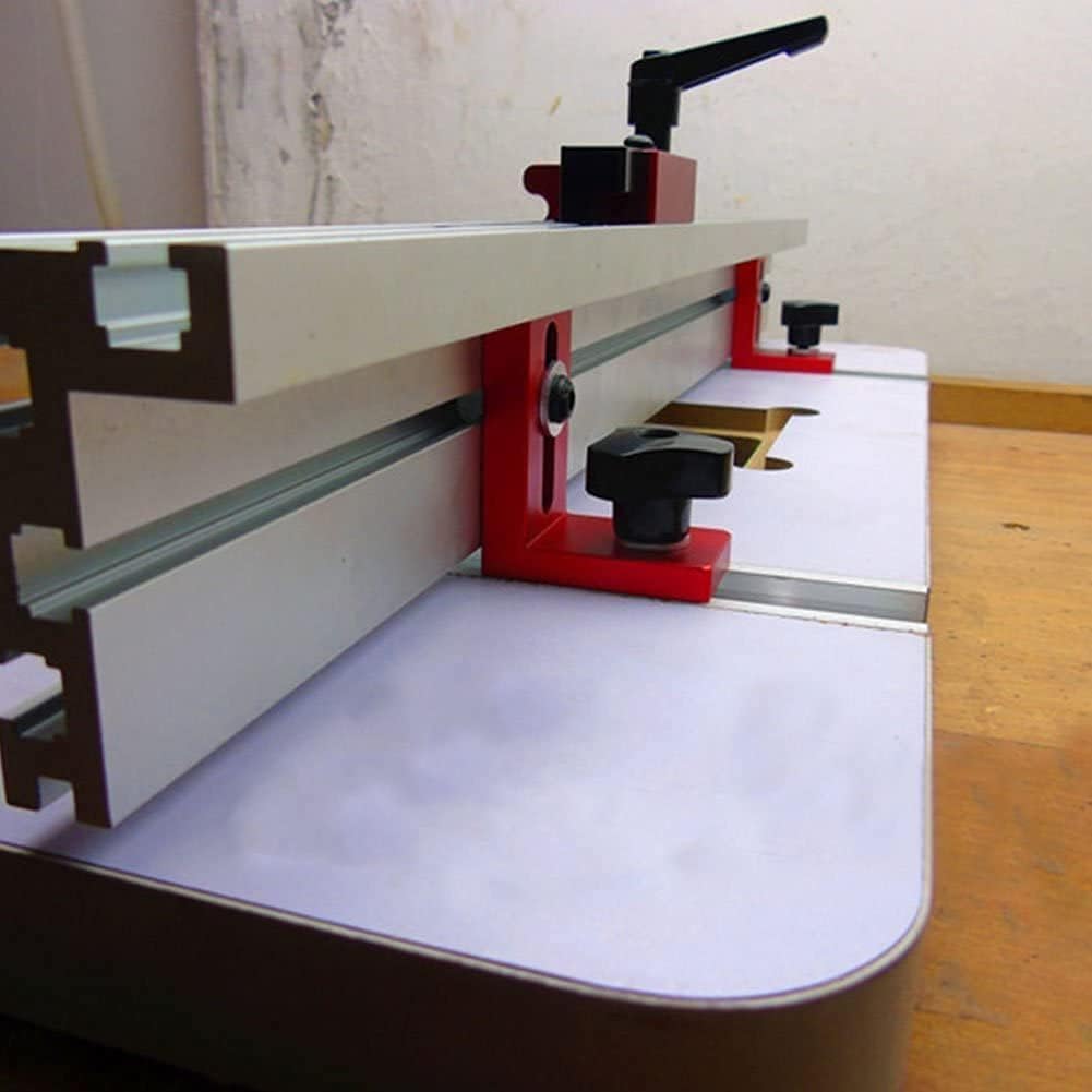 2 Stück Miter Bar Slider 450mm, Table Saw Miter Bar, Schlitz Gehrungsschiene, T-Schiene Aluminiumleg