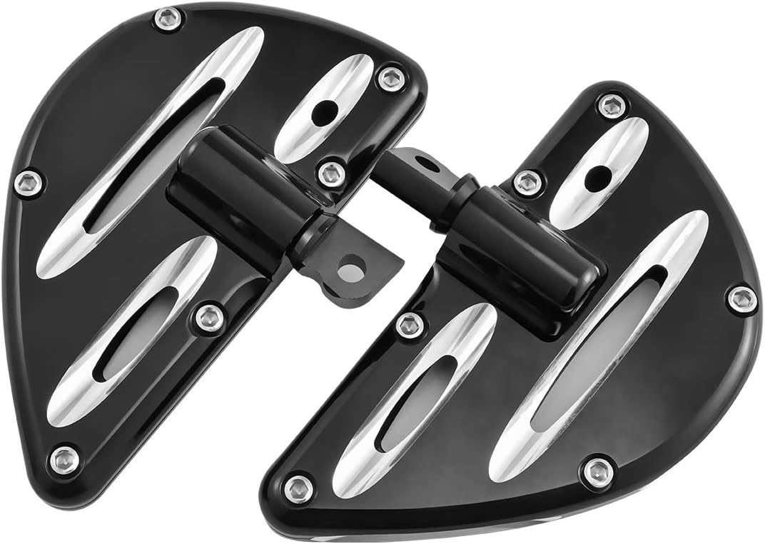 TUINCYN Motorrad CNC Fussrasten Trittbrett für Harley Touring FLH Road King