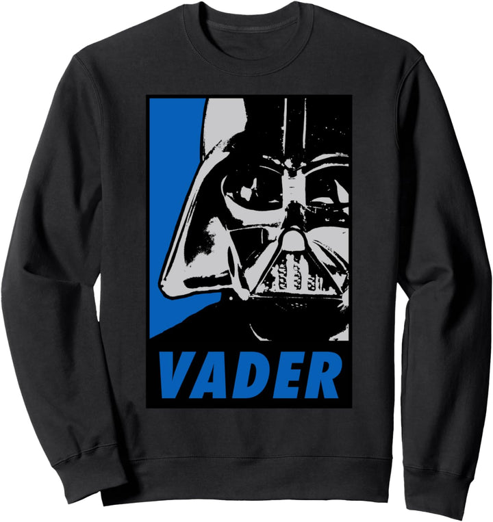 Star Wars Darth Vader Blue Tonal Propaganda Poster Sweatshirt
