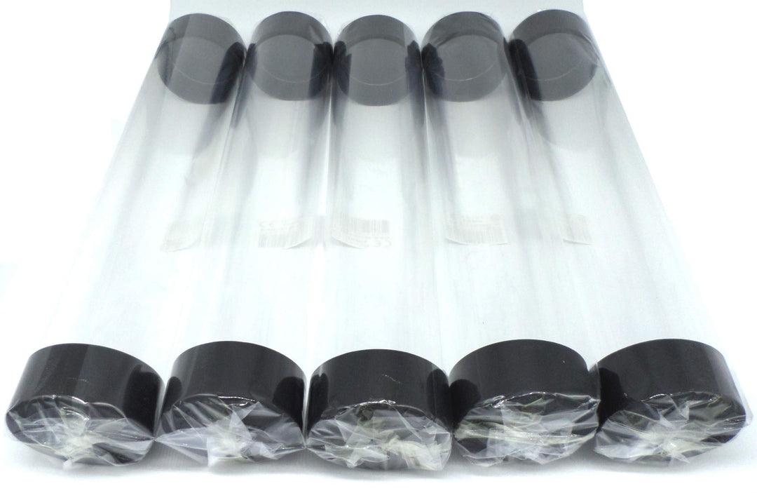 docsmagic.de 5 x Playmat Tube Big Transparent Clear - 7 x 36 cm - Poster Artwork Spielmatten Transpo