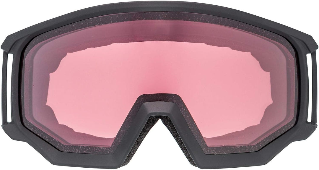 Uvex Unisex Athletic V Skibrille (1er Pack) Einheitsgrösse black mat/pink-clear, Einheitsgrösse blac