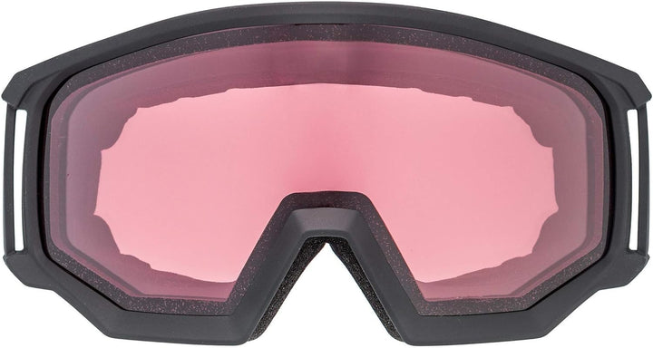 Uvex Unisex Athletic V Skibrille (1er Pack) Einheitsgrösse black mat/pink-clear, Einheitsgrösse blac