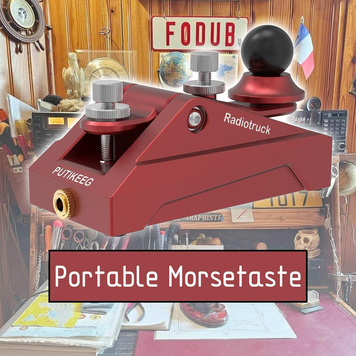 CW Telegrafieschlüssel Auto-Morse – Funk-HAM-Send-Telegrammschlüssel, CyberTruck-Form, Lambisch, Ein