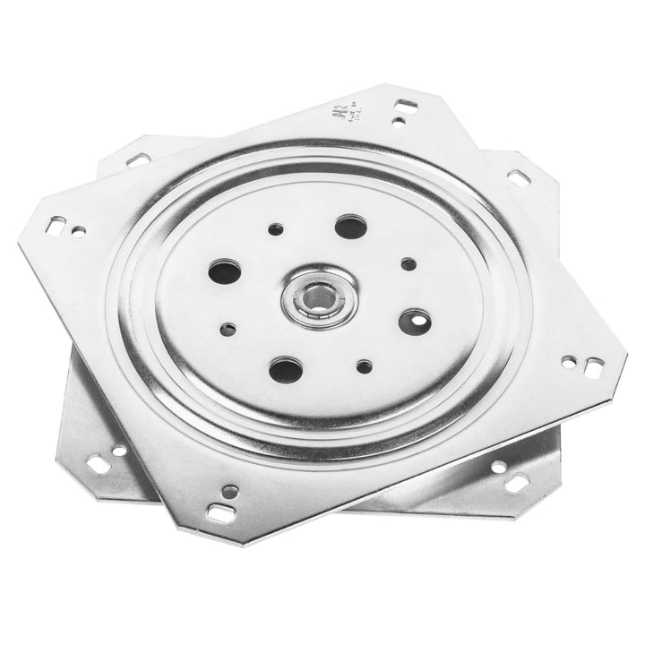Gedotec Drehbeschlag 360° Drehteller zum Schrauben | Stahl verzinkt | Druck-Kugellager 150 kg | Schw
