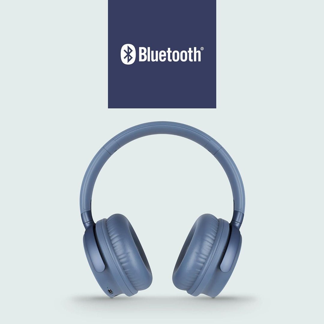 Energy Sistem Headphones Style 3 Denim Kopfhörer, kabellos, faltbar, Bluetooth® 5.1, Deep Bass, HQ V