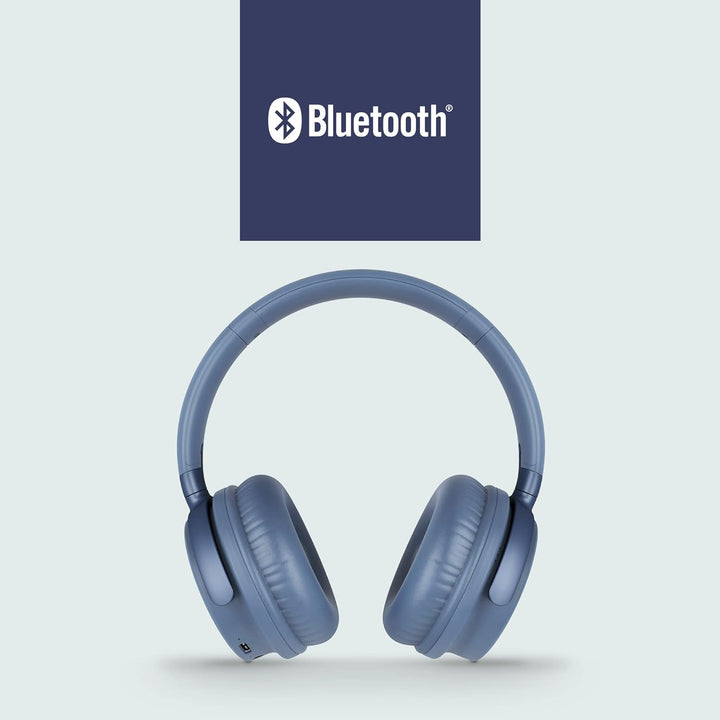 Energy Sistem Headphones Style 3 Denim Kopfhörer, kabellos, faltbar, Bluetooth® 5.1, Deep Bass, HQ V