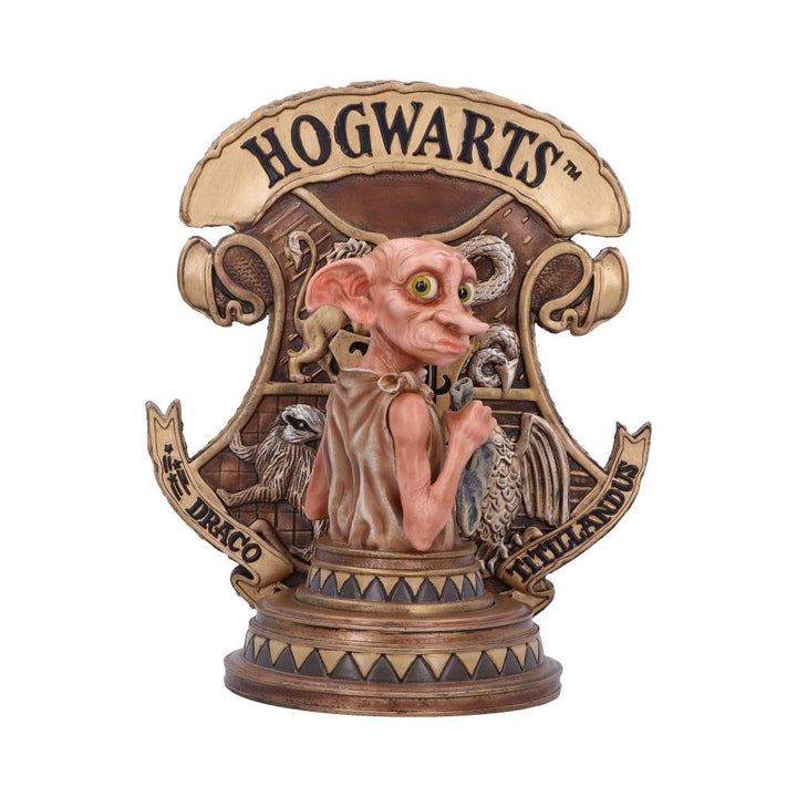 Nemesis Now Offiziell lizenzierte Harry Potter Dobby Buchstütze, goldfarben, 20 cm