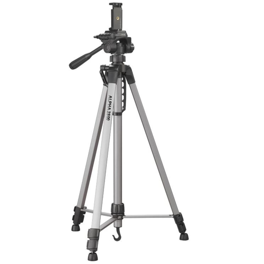 CULLMANN - 52129 - Alpha 2800 Stativ mobile m. Smartphonehalter (184, 5 cm Höhe, mit 3-Wege-Kopf, 2