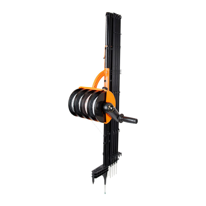 Gallagher SmartFence V2 Mobiler Weidezaun - Weidezaun komplettset mit 10 Pfählen, 4 Drähten und Hasp