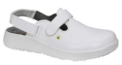 ELTEN Clog Michel White ESD OB, Herren, Textil, leicht, klassisch, Weiss, Grösse: 46 46 EU, 46 EU