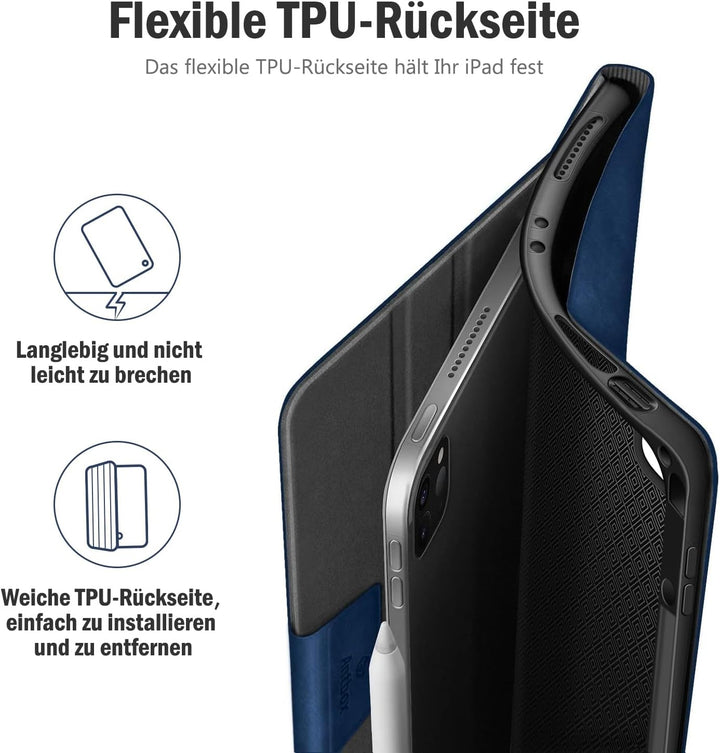 Antbox Hülle für iPad Pro 12.9 Zoll 2022 (6. Generation)/2021 (5.Gen) / 2020 (4.Gen) / 2018 (3. Gen)