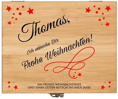 Maverton Weinöffner-Set personalisiert Weinset Sommelier Set - Geschenkbox Holzbox + 8er Weinzubehör