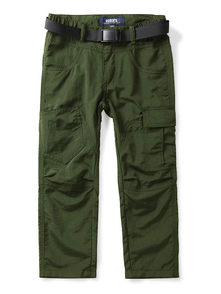 Aeslech Unisex Kinder Outdoorhose Wanderhose, Quick Dry Hosen für Jungen, Trekkinghose Camping Angel