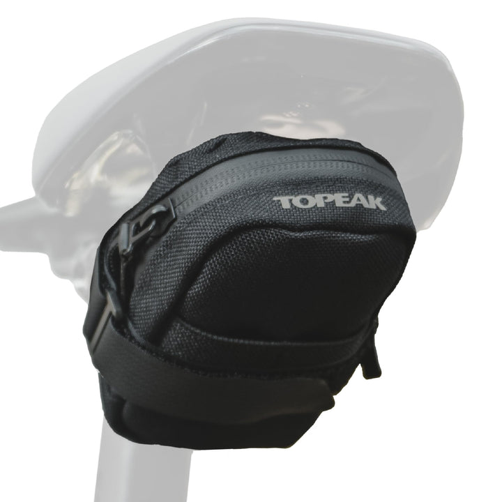 TOPEAK Elementa SeatBag Slim Black Hook & Loop Strap X-Small Schwarz, X-Small Schwarz