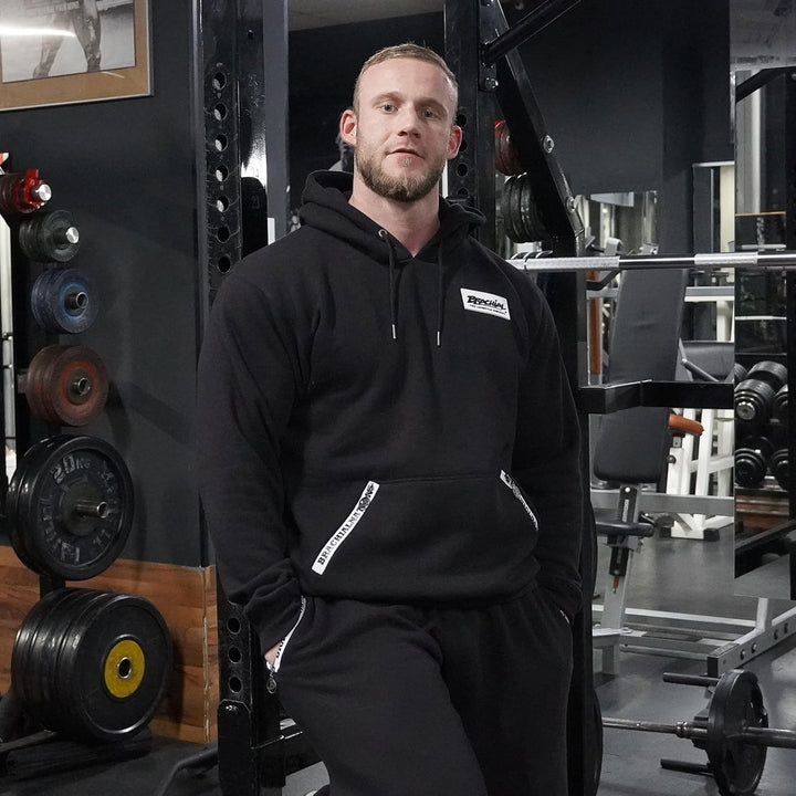 Brachial Premium Herren Kapuzenpullover Rude - Hoodie Sweatshirt Pullover mit Kapuze für Bodybuilder