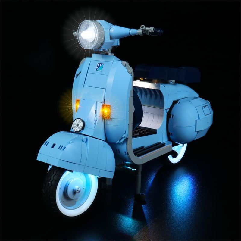 RGB-Fernbedienung Led Licht Set für Lego Vespa 125, Dekorationsbeleuchtungsset for Lego 10298 Vespa