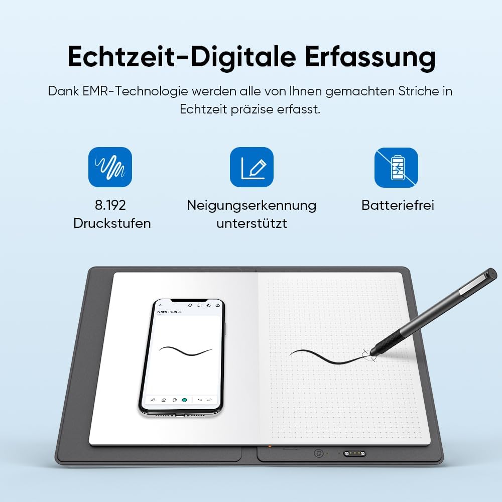 XPPen Note Plus A5, digitales Notizbuch mit Bluetooth 5.3