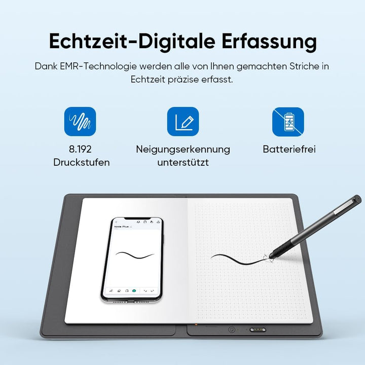 XPPen Note Plus A5, digitales Notizbuch mit Bluetooth 5.3