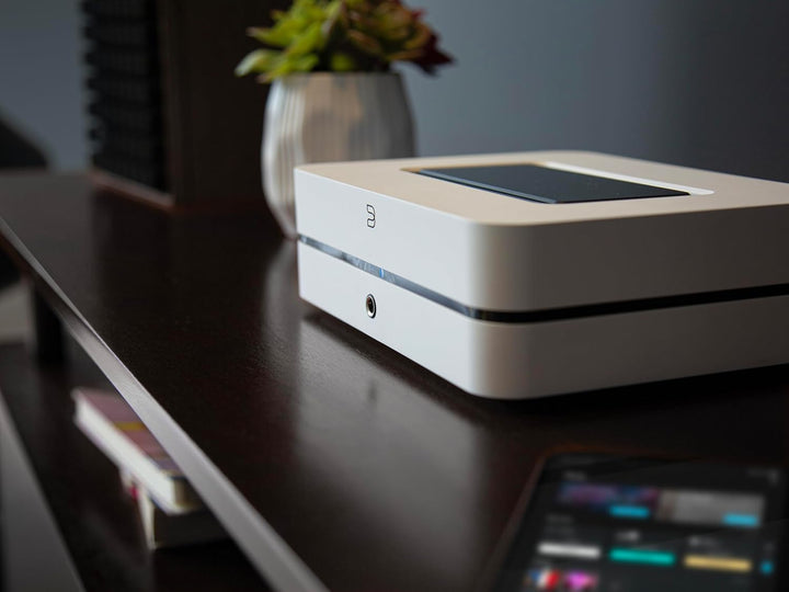Bluesound Powernode (2025) Kabelloser Multiroom-High-Resolution-Musik-Streaming-Verstärker 100 W x 2