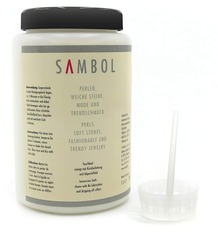 Sambol - Tauchbad zur Pflege von Perlen - Perlenpflege und Schutz (1 Liter), 1 Liter