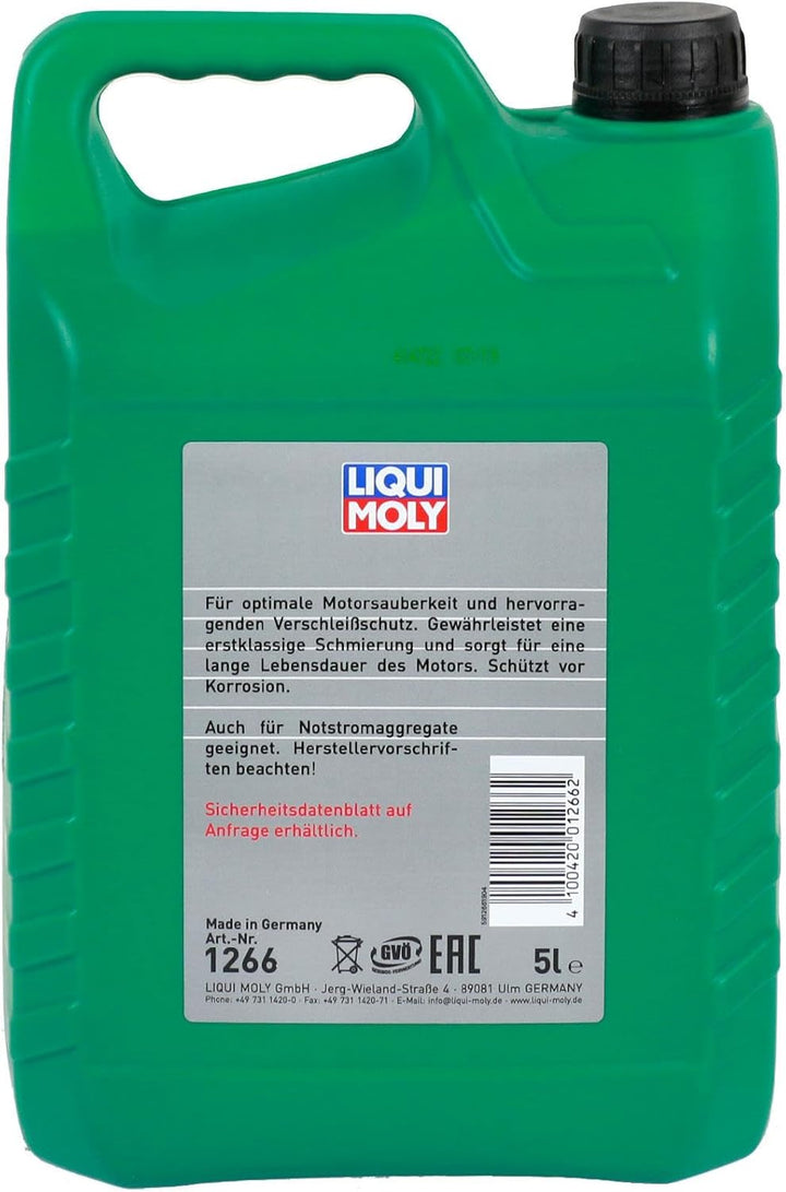 LIQUI MOLY Rasenmäher-Öl SAE 30 | 5 L | mineralisches Motoröl | Art.-Nr.: 1266 5 Liter, 5 Liter