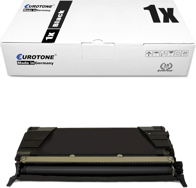 Eurotone Toner SCHWARZ ersetzt C746H1KG XXL für Lexmark C746 & C748 Duplex Netzwerk Bürokopierer