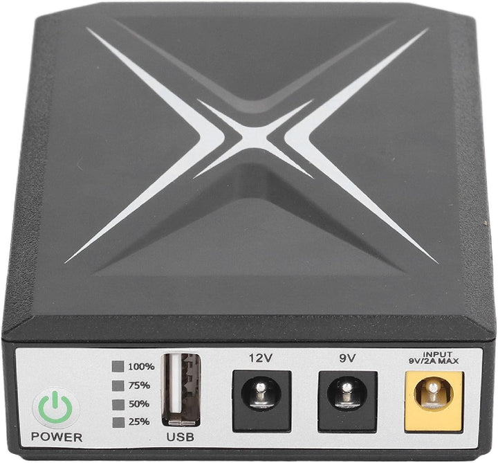 USV-Batterie-Backup, 8800 MAh Wiederaufladbare Mini-USV Unterbrechungsfreie Stromversorgung mit Eing