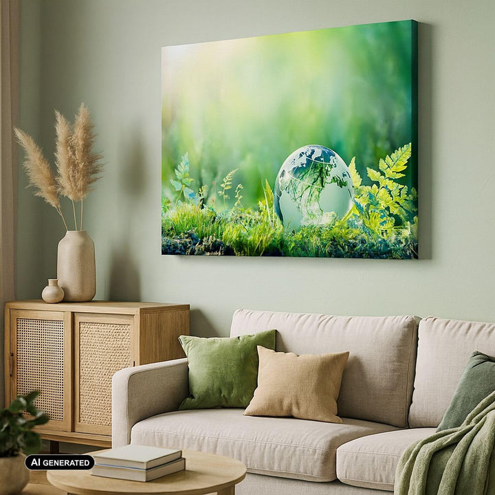 ARTTOR Bilder auf Leinwand natur natur Leinwandbild mit Rahmen 70x50cm Wandbilder Dekoration Wohnzim