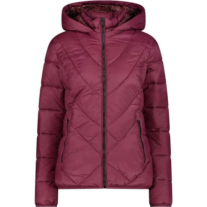 CMP Damen Hoodie Snaps Jacke Isolationsjacke 36 RUBINO, 36 RUBINO