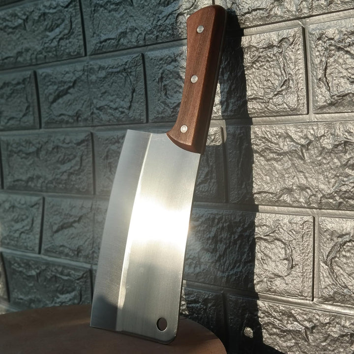 Kitory Hackmesser 18cm, Fleichmesser Extrem Scharf Chinesisches Küchenmesser, Metzgermesser mit Hoch