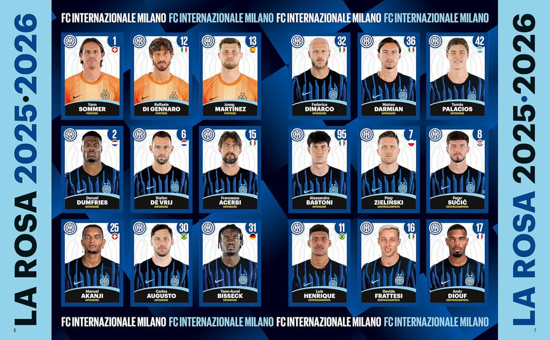 EURO PUBLISHING - Inter 2025-2026 Album + 250 Figuren - auf Italienisch