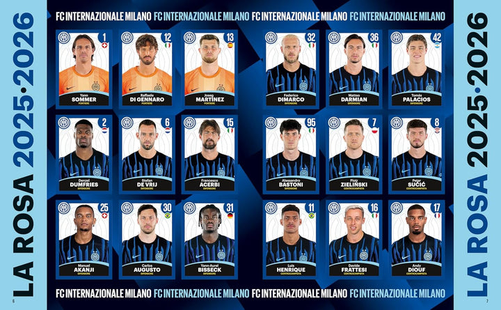 EURO PUBLISHING - Inter 2025-2026 Album + 250 Figuren - auf Italienisch