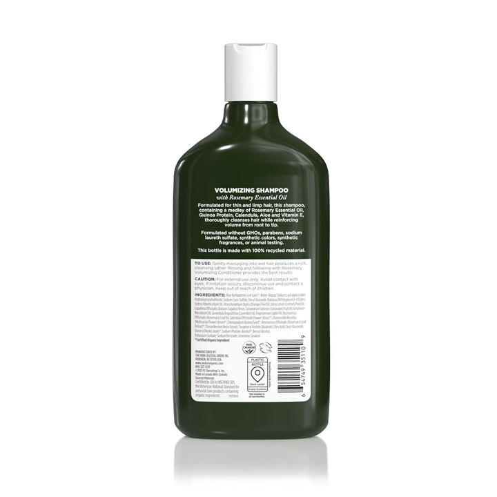 Avalon Organics Shampoo, Volumizing Rosmary, 325 ml