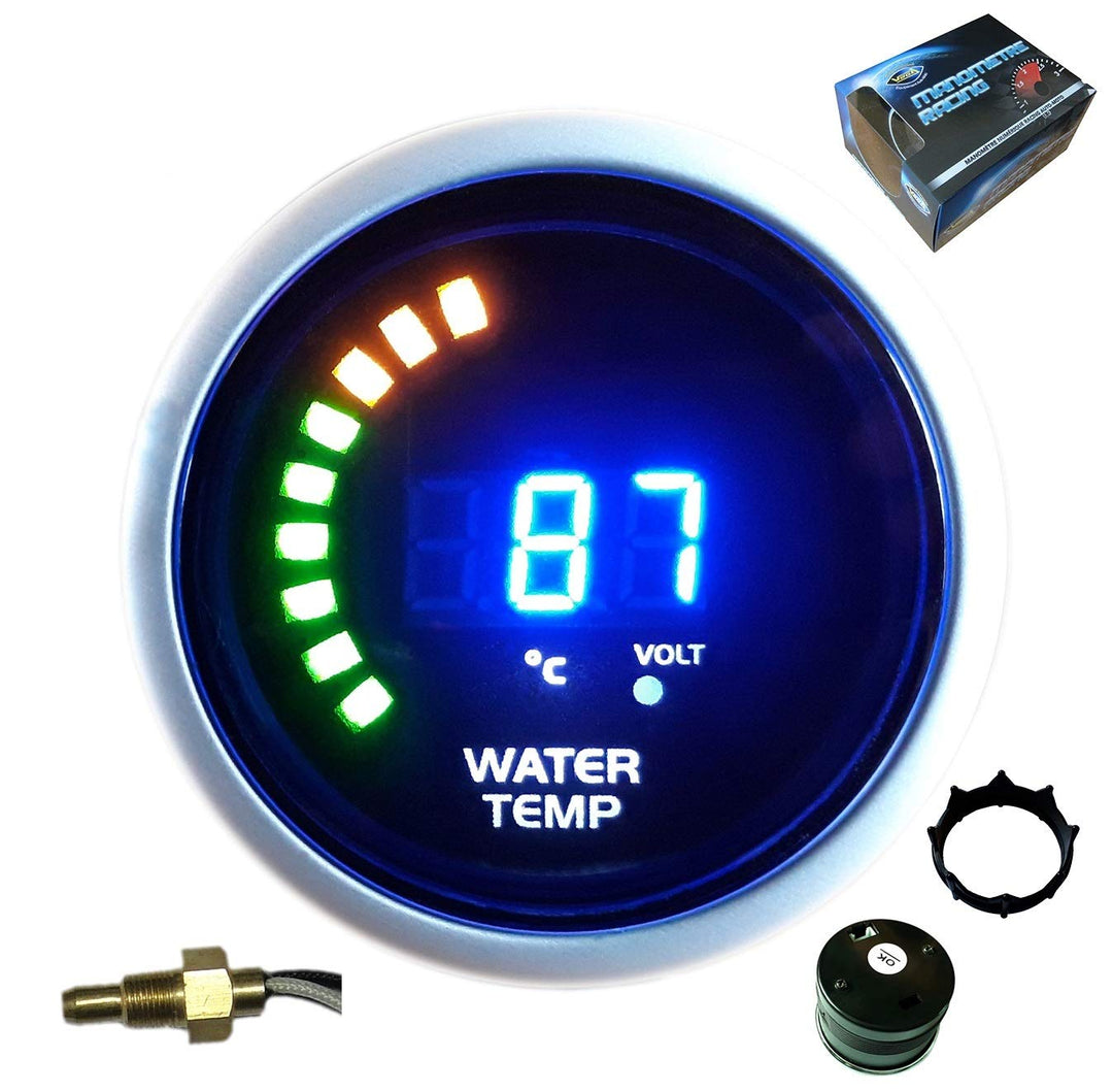 Vega® Manometer, Wassertemperatur 20 – 150 °C, digitale Anzeige und LEDs, 52 mm, französische Marke