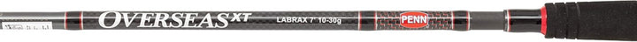 PENN Overseas XT Labrax Angelrute – Reise-Spinnrute für Barsch, Wolfsbarsch – Fuji Alconite Ringe, s