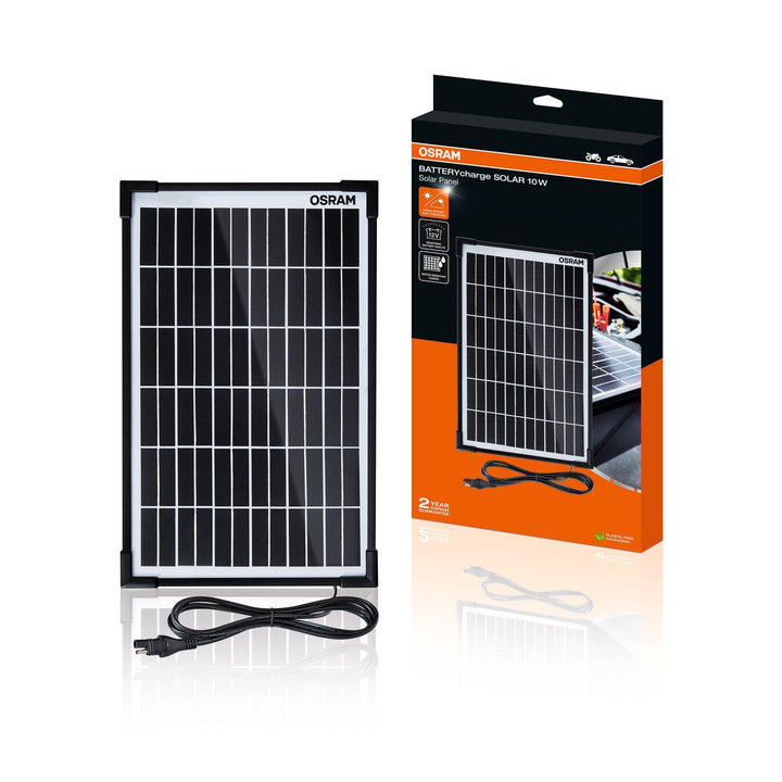 OSRAM BATTERYcharge SOLAR 10W, Solar-Batteriewartungsgerät, 12V Batterieladung, 10W